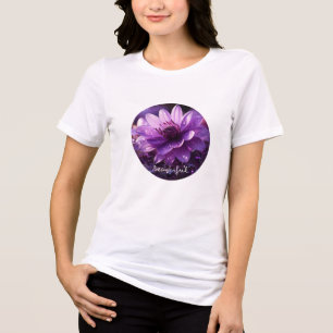 Triblenda Camiseta triblend negra sólida