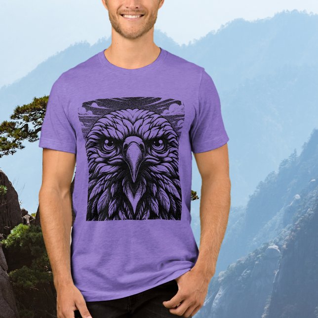 Triblenda Camiseta Triblend para camiseta gráfica Eagle (Subido por el creador)