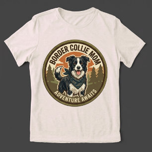 Triblenda Camiseta triblend para mamá de Border Collie   Reg