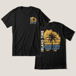 Triblenda Camiseta Triblend Time Palm Tree