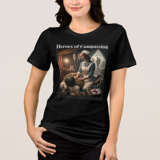 Triblenda Camiseta trinitalista femenina de Bella+Canvas, bl