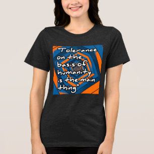 Triblenda Camiseta trinitense femenina Bella+Canvas, negro s