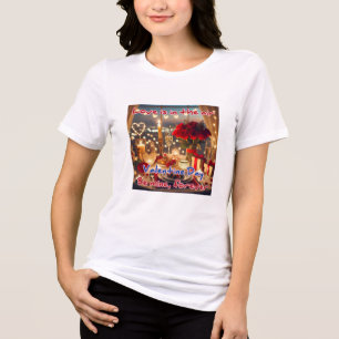 Triblenda Camiseta trinitense femenina Bella+Canvas, negro s