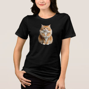 Triblenda Camiseta trinitense femenina Bella+Canvas, negro s