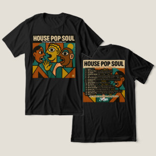 Triblenda Camiseta triple mezcla "CASA, POP, SOUL"