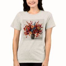 Camiseta Trípode Tradicional Buquet de Otoño Femen