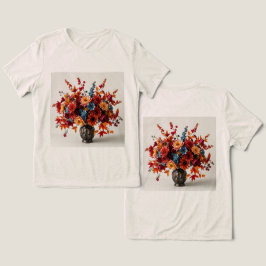 Triblenda Camiseta Trípode Tradicional Buquet de Otoño Femen
