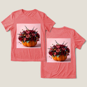 Triblenda Camiseta Trípode Trípoli Rojo Bouquet de Otoño