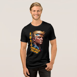 Triblenda Camiseta Trump Cyberpunk 2024