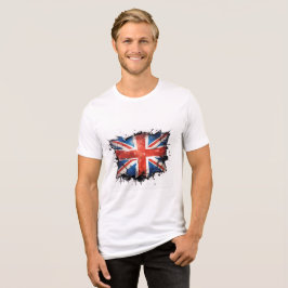 Triblenda Camiseta union jack para hombres