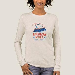 Triblenda Camiseta Unisex Blanca America Vibes