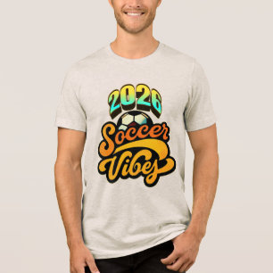 Triblenda Camiseta unisex de la Copa Mundial 2026 
