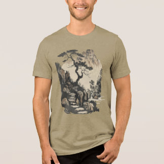 Triblenda Camiseta Unisex Sereno Paisaje Japonés - Tranqui