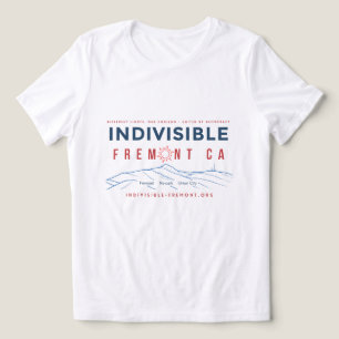 Triblenda Camiseta Unissex Patriótica Indivisible Fremont CA