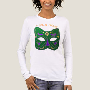 Triblenda Camiseta Veneciana de Máscara de Gato de Mardi Gra
