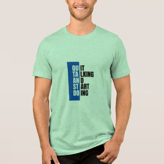 Triblenda Camiseta verde de media manga