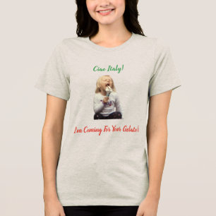 Triblenda Camiseta Viaje a Italia Helado
