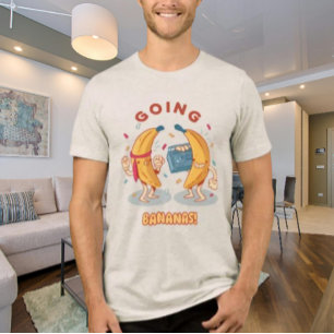 Triblenda Camiseta Vibraciones de Fiesta de Plátanos