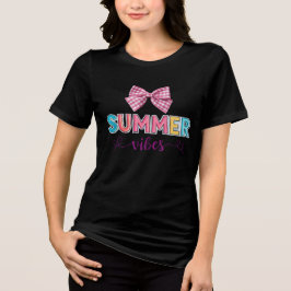Triblenda Camiseta Vibraciones de Verano – Tee de Playa Bril
