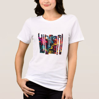Triblenda Camiseta vibrante para mujer