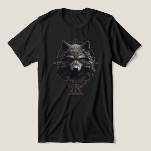 Triblenda Camiseta Viking Wolf Fenrir