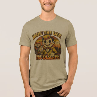 Triblenda Camiseta vintage de humor oscuro “Ten el día que m