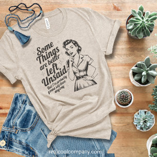 Triblenda Camiseta Vintage Sassy – Camiseta Mejor No Dichos