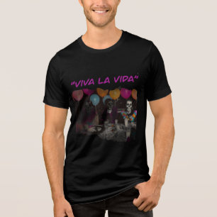 Triblenda Camiseta Viva la Vida Gothic Party Hombre