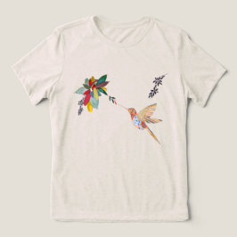 Triblenda Camiseta Voo do Beija-Flor (desenho autoral)