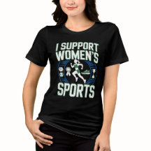 Camiseta Yo Apoyo Los Deportes Femeninos