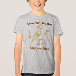 Triblenda Camiseta Yo Vengo Con Mi Propia Música De Fondo
