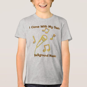Triblenda Camiseta Yo Vengo Con Mi Propia Música De Fondo