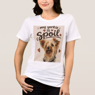 Triblenda camiseta yorkie mimada