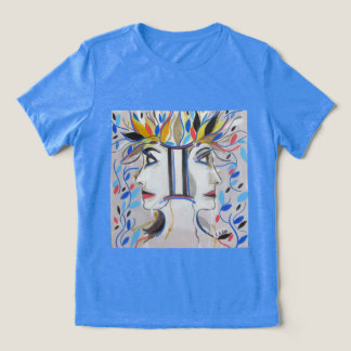 Triblenda Camiseta Zodíaco Gêmeos (desenho autoral)
