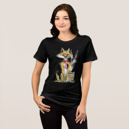 Triblenda Casual camiseta femenina con diseño artístico Pers