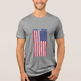 Triblenda Celebra América camiseta masculina 250 con bandera