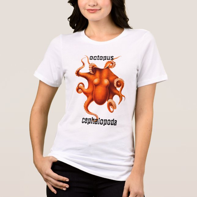 Triblenda Cephalopoda Camiseta Octopus (Anverso)