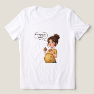 Triblenda “Cerebro de Embarazo Camiseta Divertida   Ropa de 