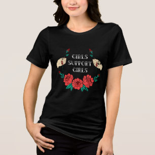 Triblenda Chicas apoyan camiseta de Chicas