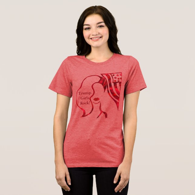 Triblenda ¡CHICAS TRUMP ROCK! Camiseta (Anverso Completo )