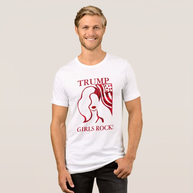 Triblenda ¡CHICAS TRUMP ROCK! Camiseta (Anverso Completo)