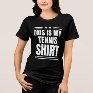 Triblenda Cita Divertida Deporte Esta Es Mi Camiseta De Teni