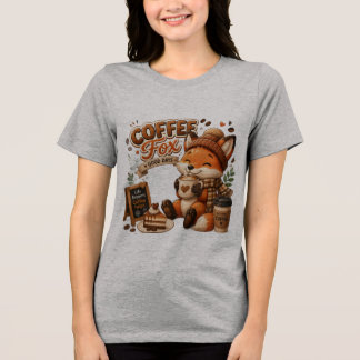 Triblenda Coffee Fox | Taza y camiseta para amantes del café