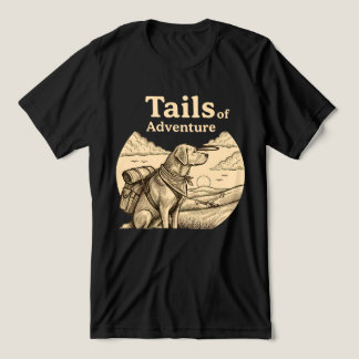 Triblenda Colas de Perro de Aventura Camiseta Divertida para