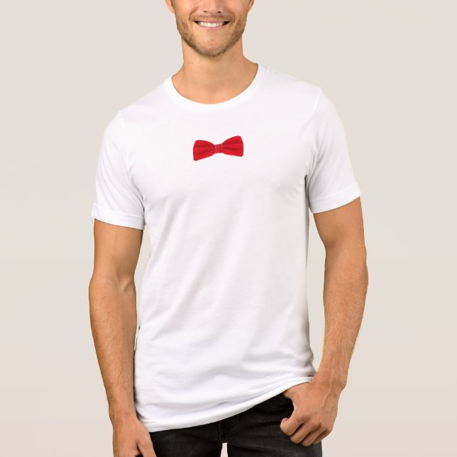 Triblenda Corbata Roja – Camiseta de Moda Clásica (Anverso)