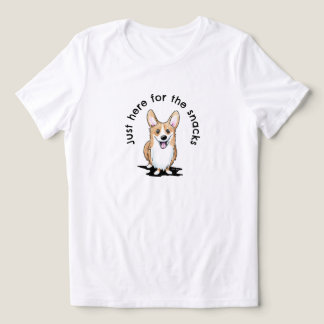 Triblenda Corgi Acá Para Aperitivos De Camiseta