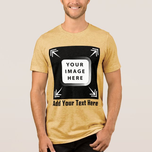 Triblenda Crea tu propia camiseta Bella+Canvas Tri-fusionar (Anverso)