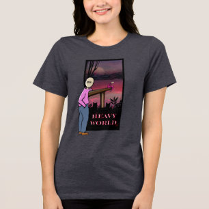 Triblenda Cuando la vida se vuelve dura la camiseta de tres
