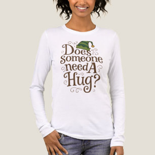 Triblenda Cute ¿Alguien Necesita un Abrazo Elfo Camiseta Man