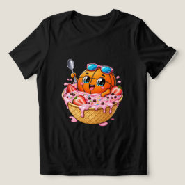 Triblenda Cute Camiseta de Baloncesto de Helado | Divertida